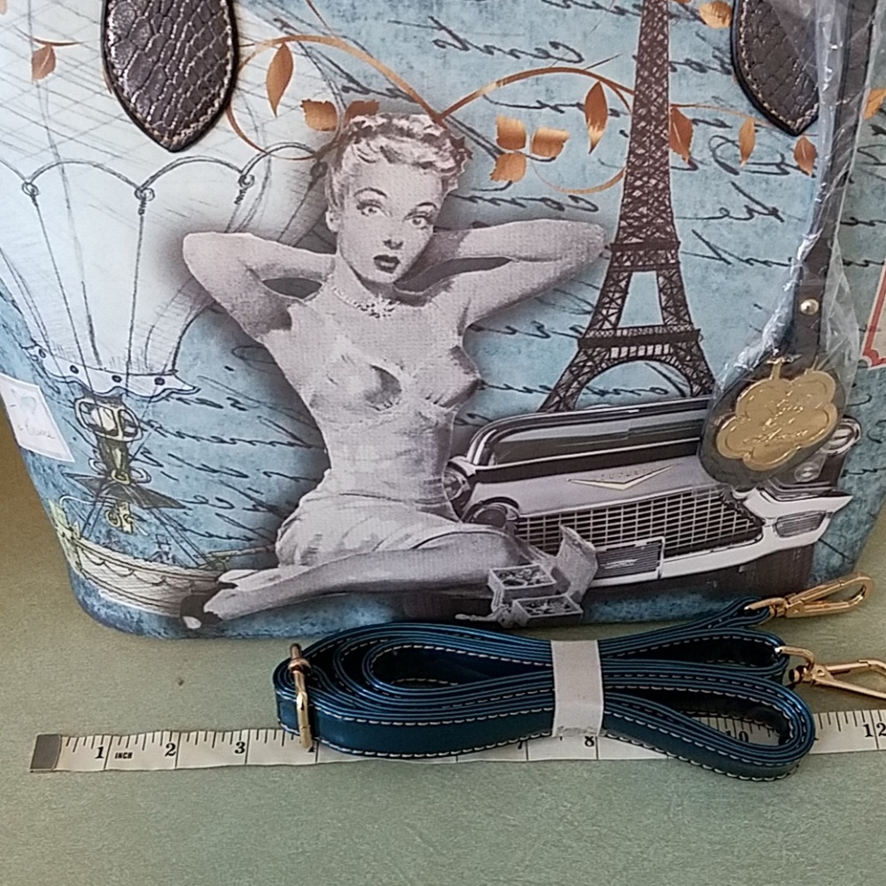 Arosa handbag Vintage paris DESIGN NWT$88 - Picture 7 of 8